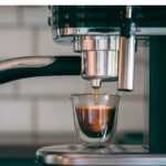 Espresso made from 15 bar pump coffee machine