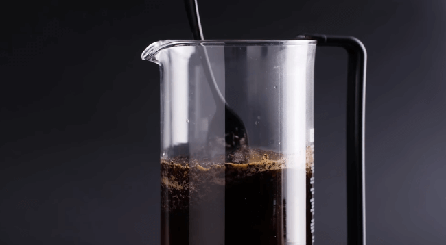 Brew Coffee with a French Press