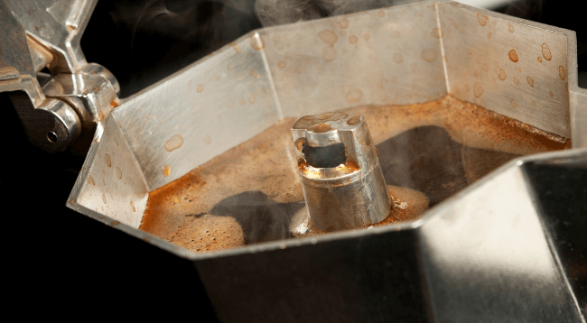 Moka pot Coffee Steam