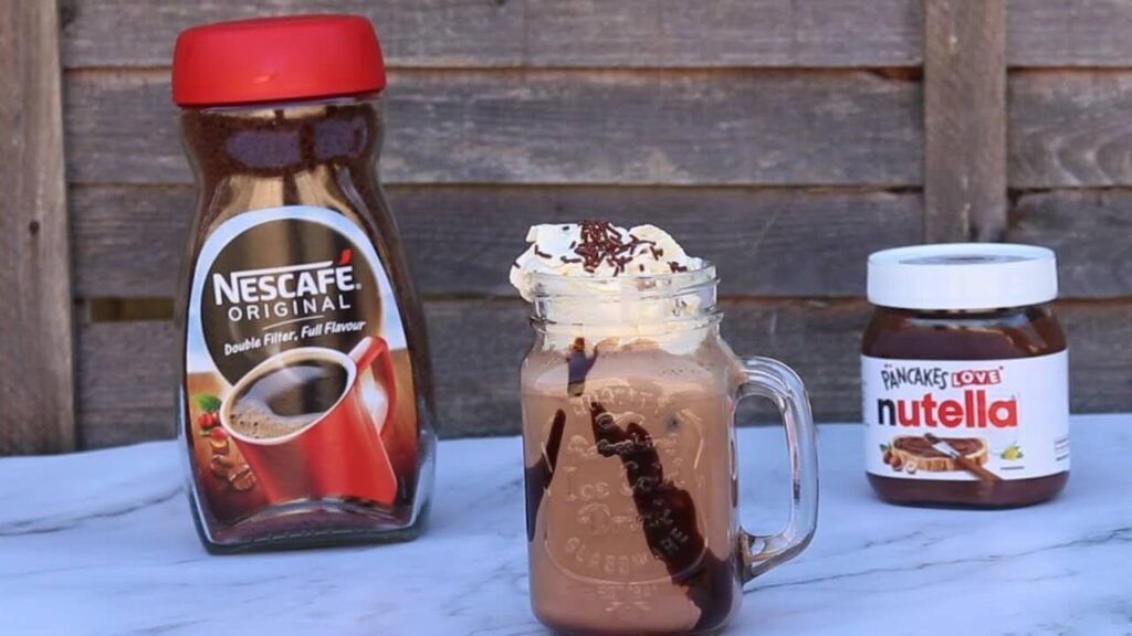 Blended Nutella Coffee